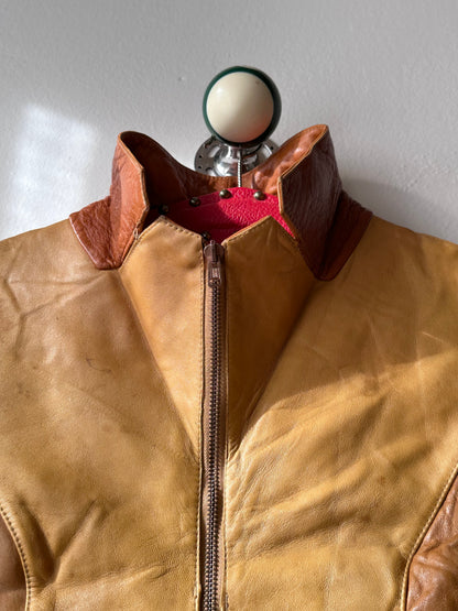 70s leather jacket
