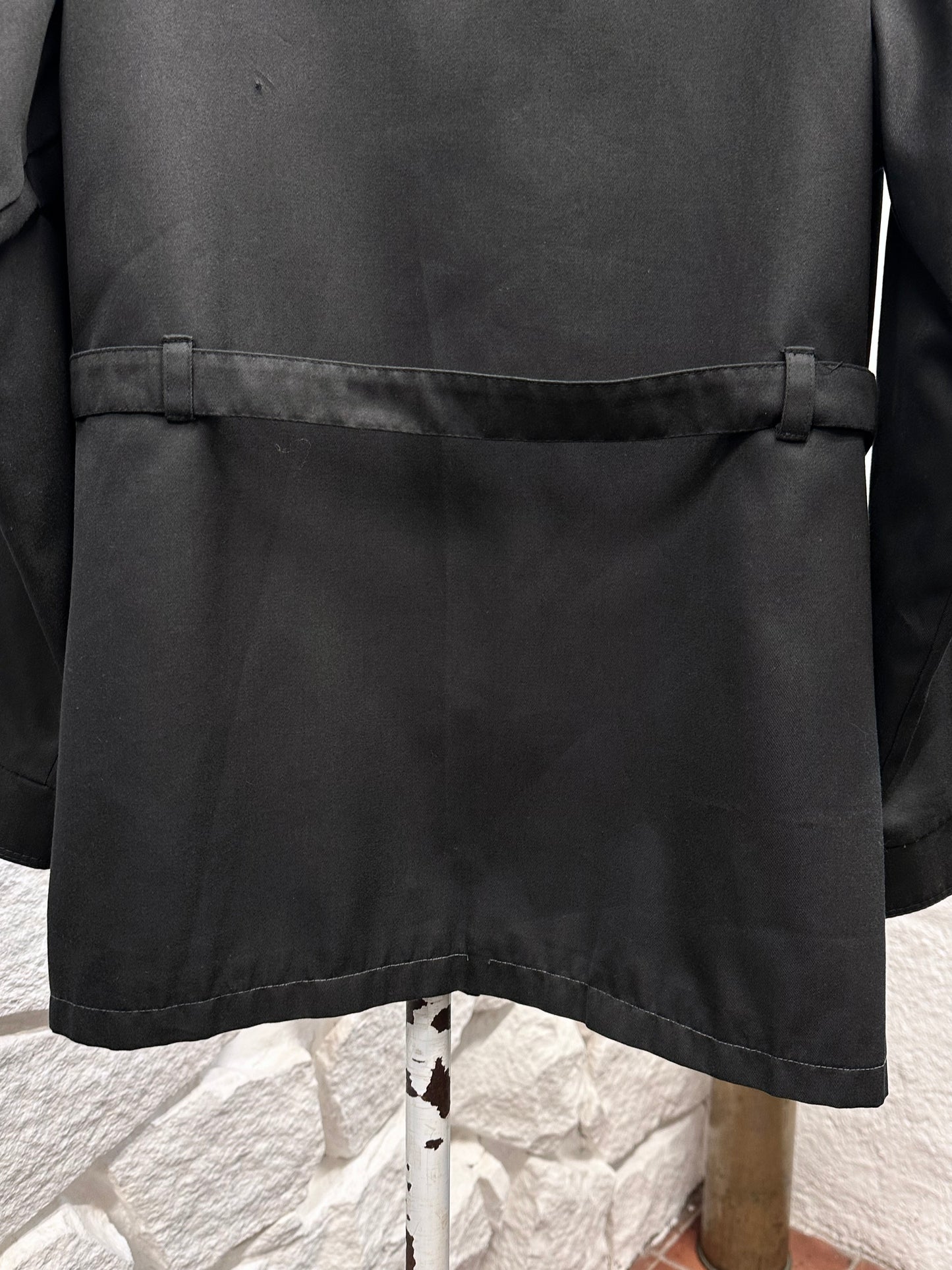 1980s VEB black jacket with belt