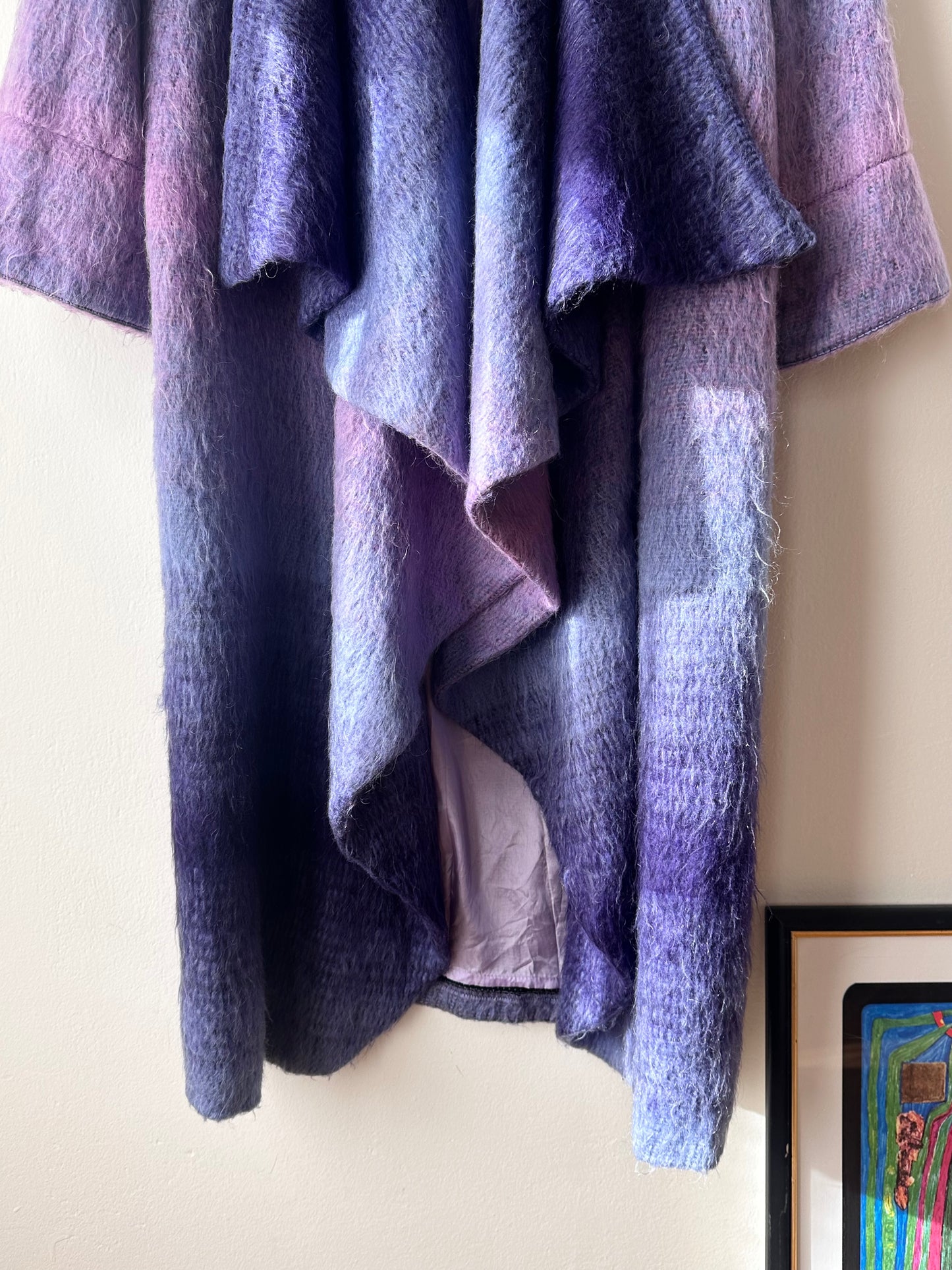 Christian Llinares mohair mixed robe