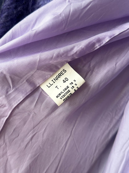 Christian Llinares mohair mixed robe