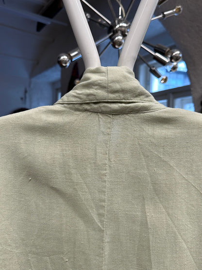 90s linen jacket with design pocket