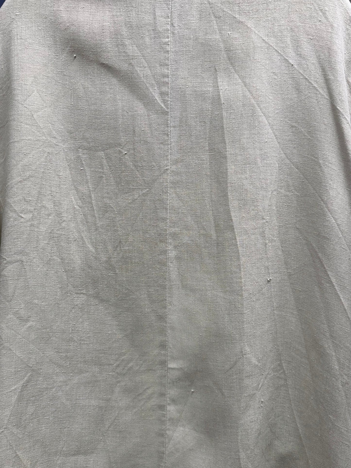 90s linen jacket with design pocket