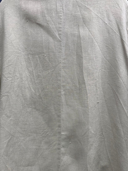 90s linen jacket with design pocket