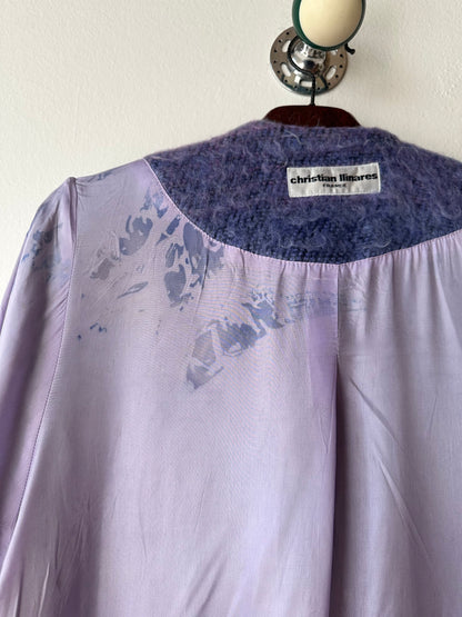 Christian Llinares mohair mixed robe