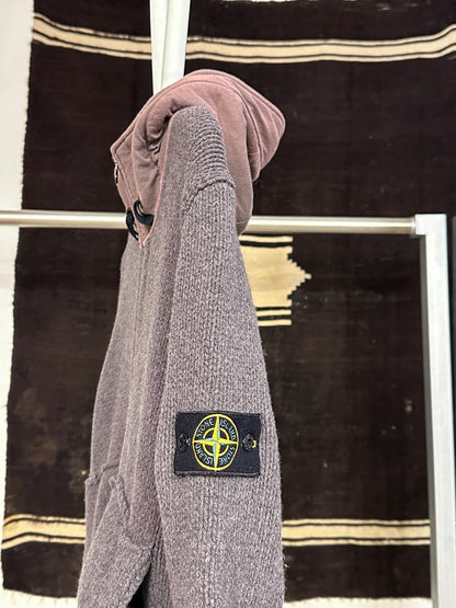 Stone Island Massimo osti CP Company ストーンアイランド  マッシモオスティ Made in Italy イタリア製 イタリア古着 Toto 古着屋 プラハ 古着 Praha Prague Vintage store Vintage clothing ヴィンテージ ヨーロッパ古着 ユーロ古着 Wool knit jacket ニットジャケット ニット