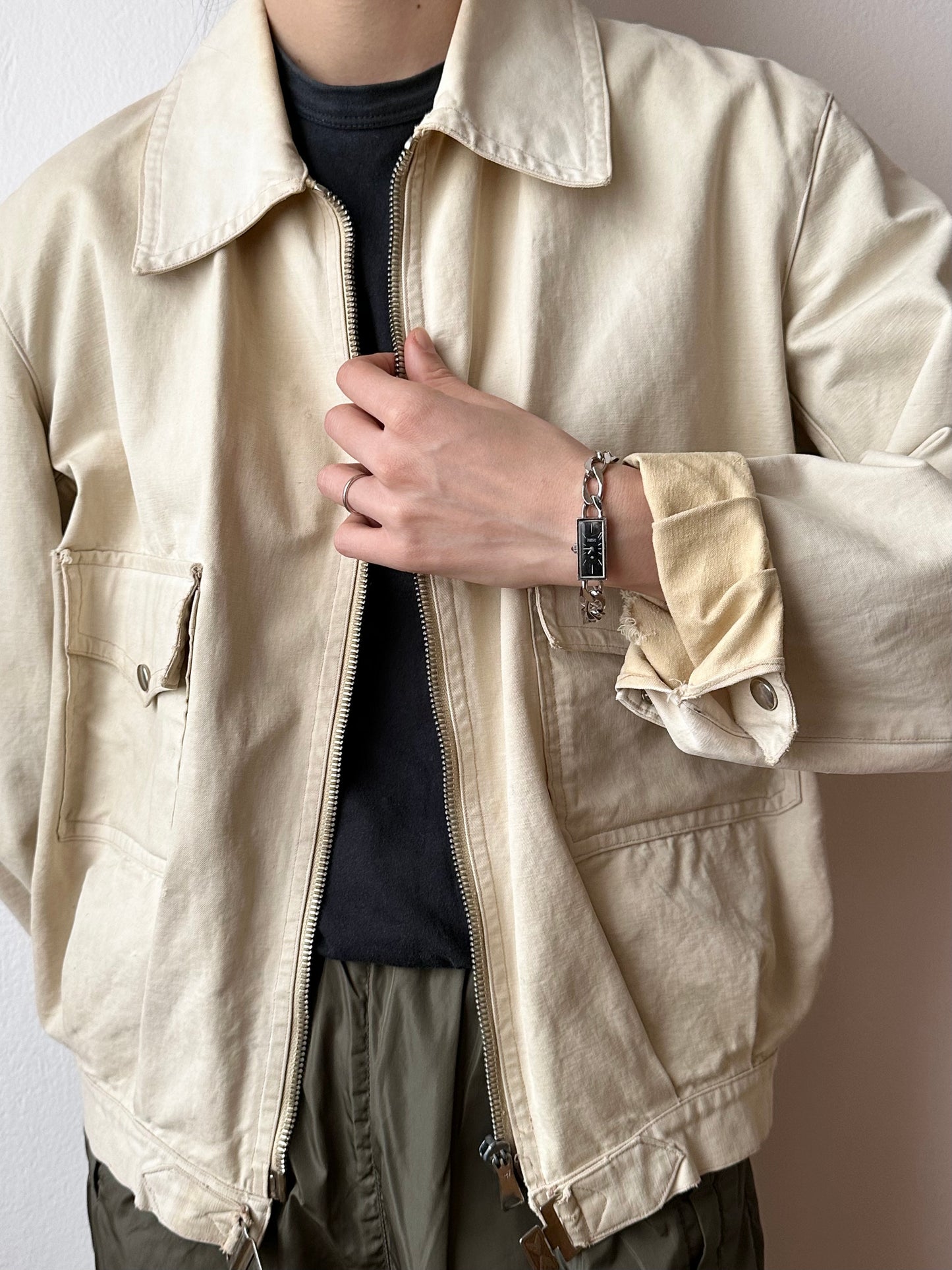 German black box dial silver 835 watch