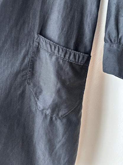 50-60s France light moleskin shirt jacket