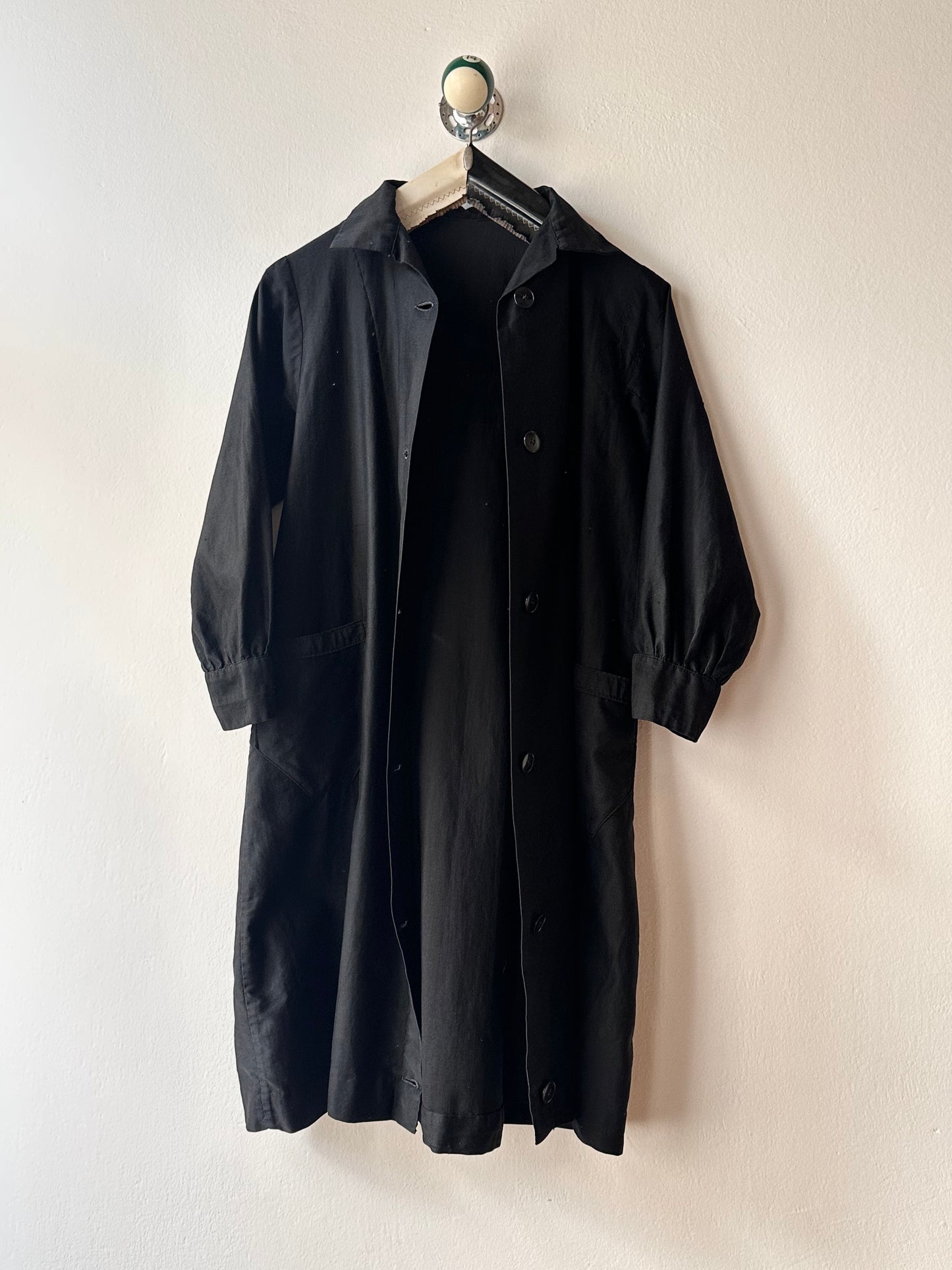 50-60s France light moleskin shirt jacket