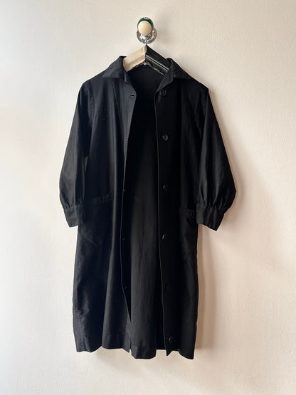 50-60s France light moleskin shirt jacket