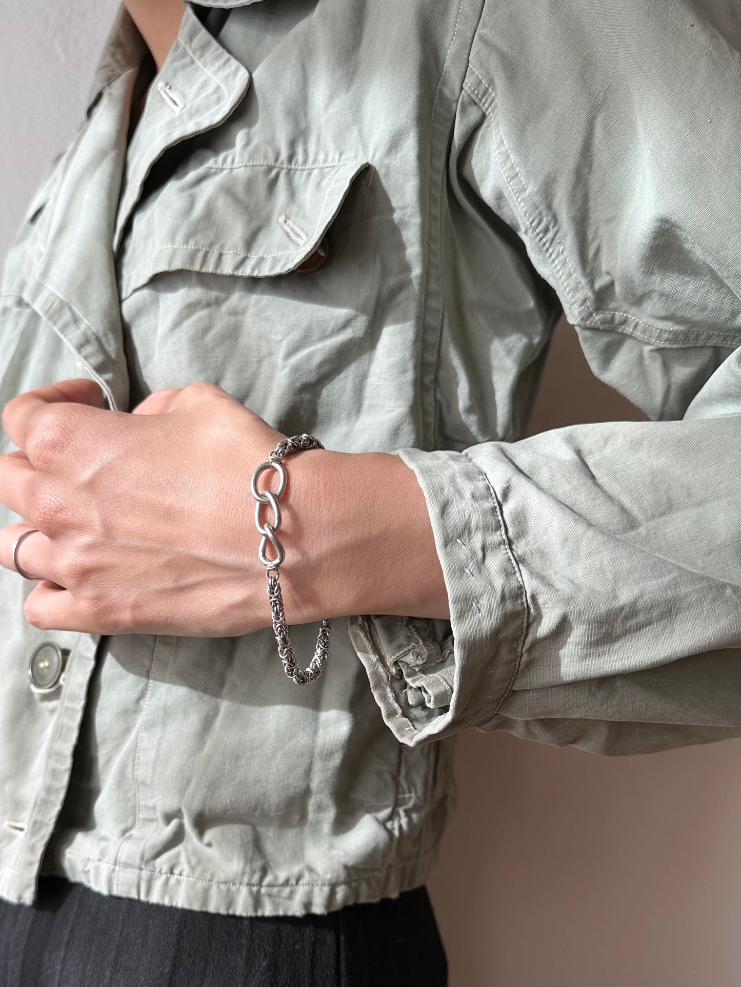 byzantine link chain necklace silver vintage ビザンチン チェーン ネックレスbyzantine link chain necklace silver vintage ビザンチン チェーン ブレスレット ネックレス bracelet bangle