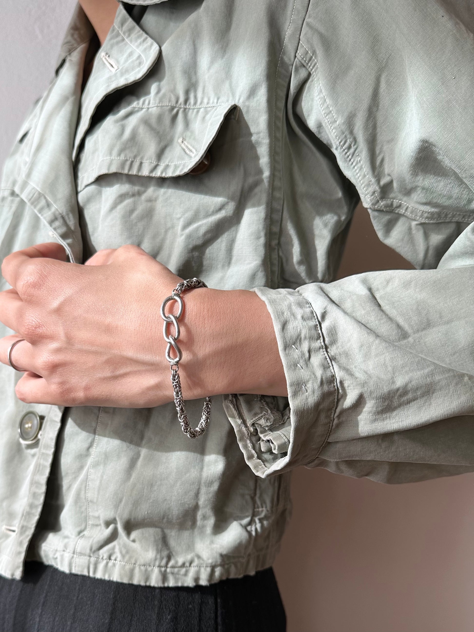 byzantine link chain necklace silver vintage ビザンチン チェーン ネックレスbyzantine link chain necklace silver vintage ビザンチン チェーン ブレスレット ネックレス bracelet bangle