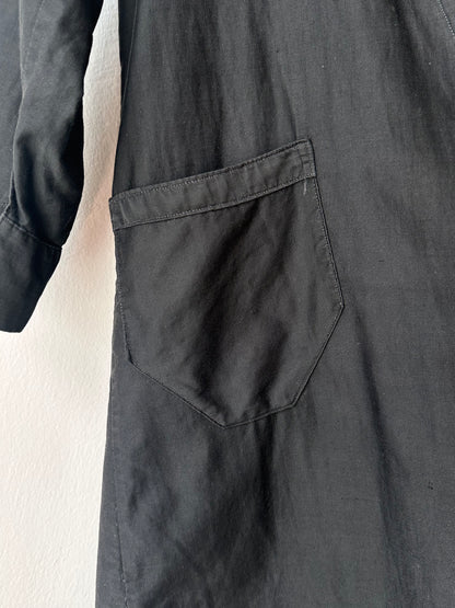 50-60s France light moleskin shirt jacket