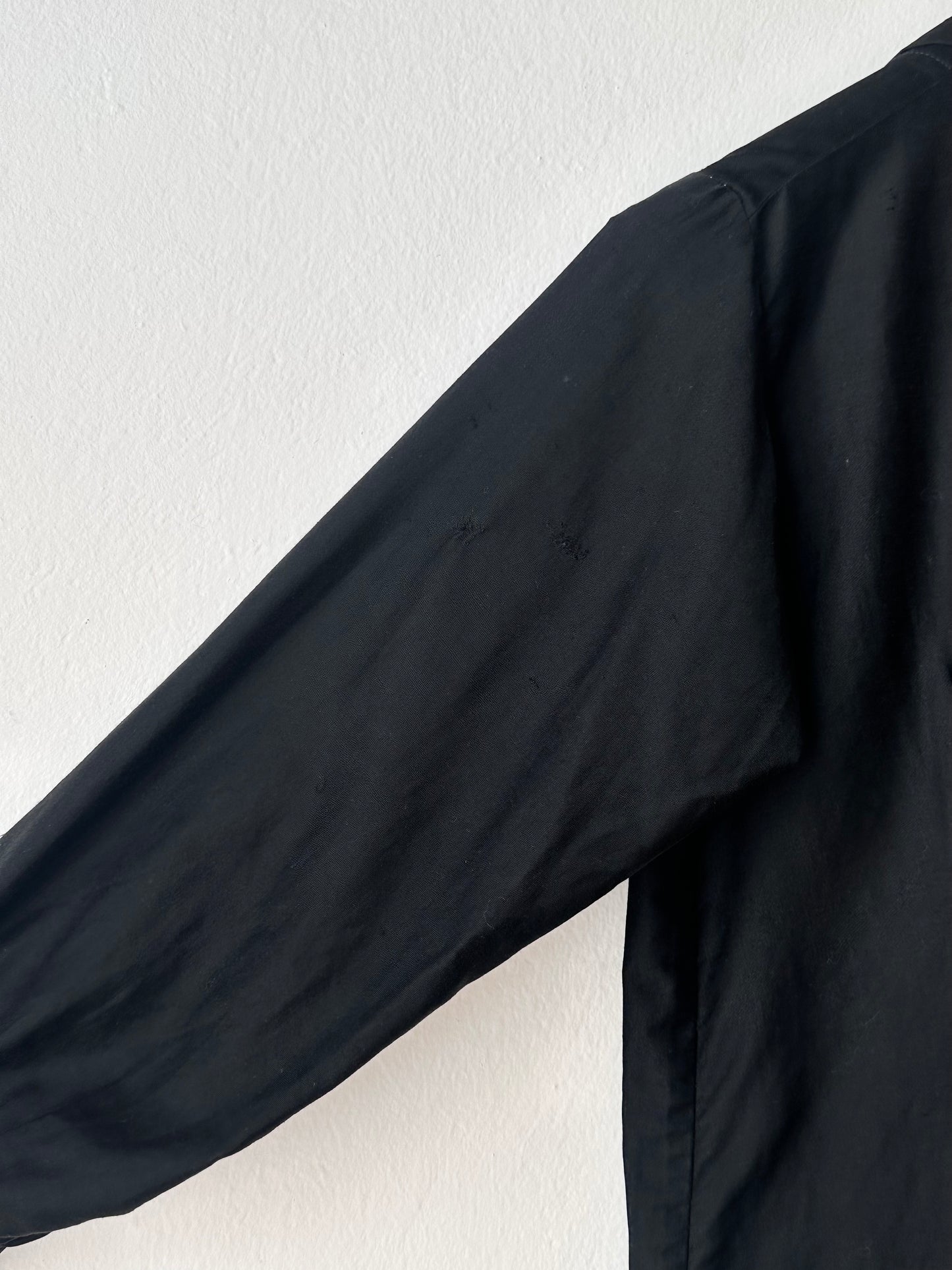 50-60s France light moleskin shirt jacket