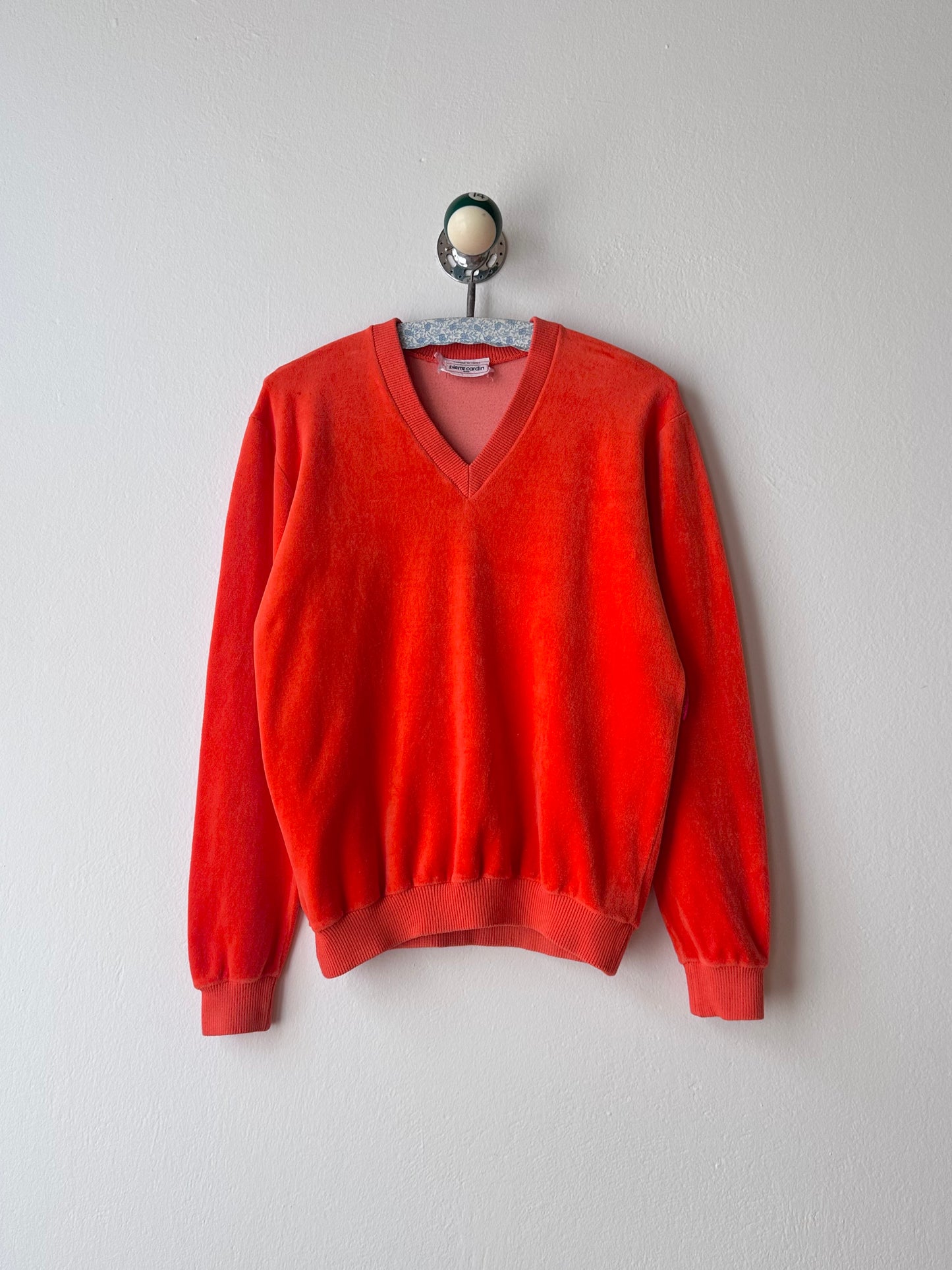80s pierre cardin orange velours made in France