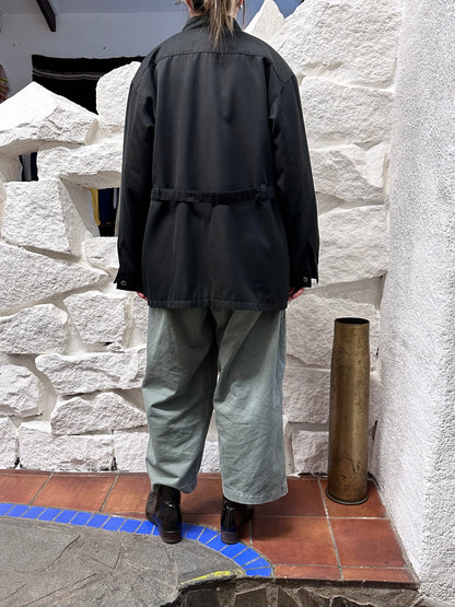 1980s VEB black jacket with belt