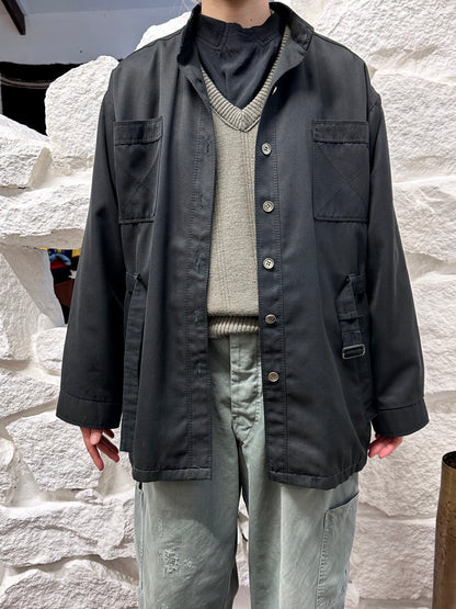 1980s VEB black jacket with belt