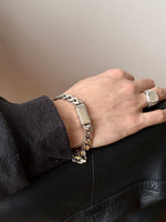 GUCCI silver 925 curb chain bracelet vintage made in Italy グッチ シルバーブレスレット シルバー ブレスレット イタリア 喜平 チェーン