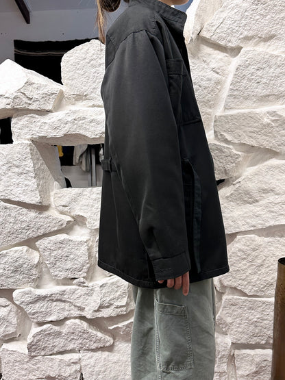 1980s VEB black jacket with belt