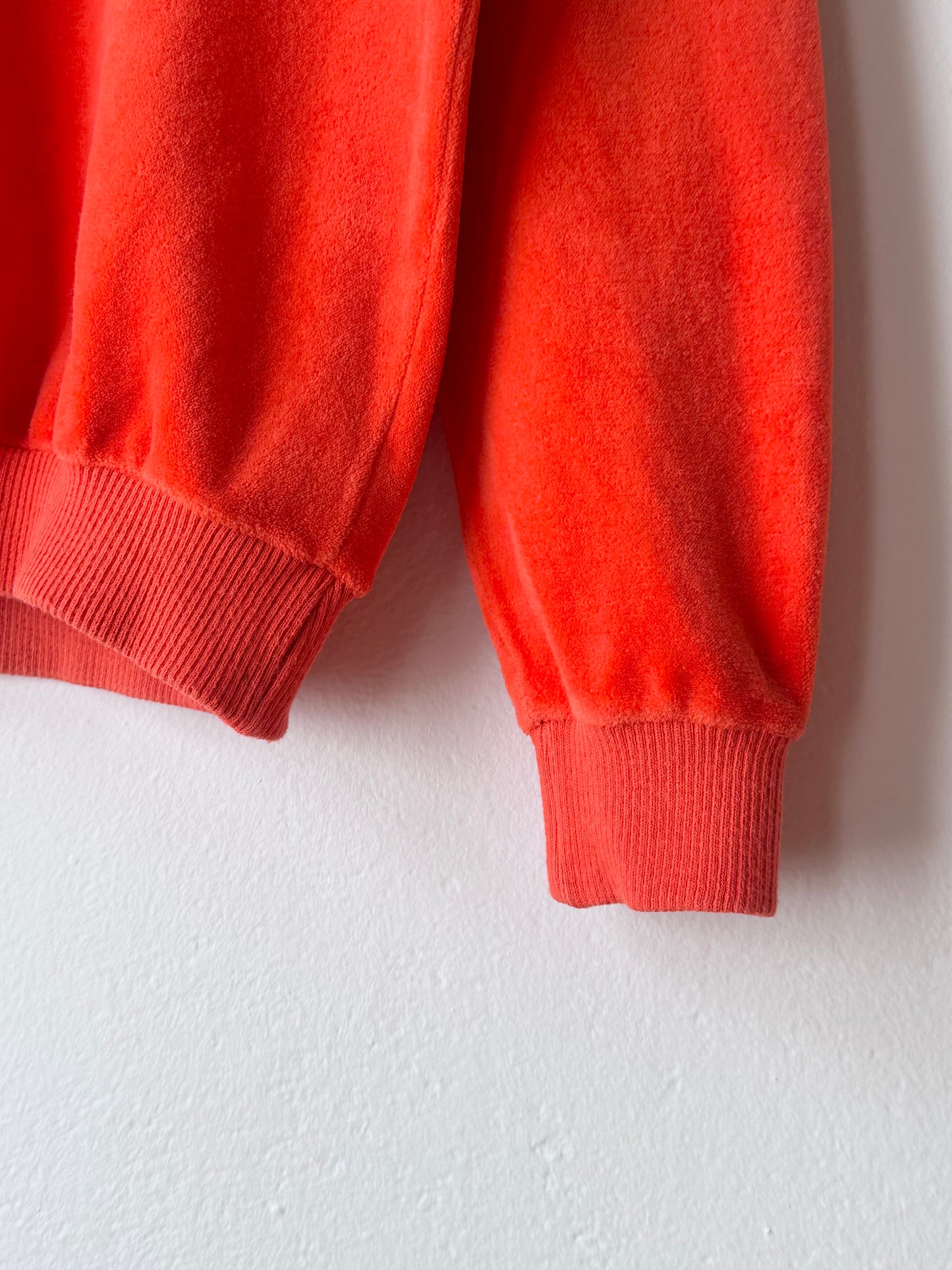80s pierre cardin orange velours made in France