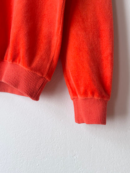 80s pierre cardin orange velours made in France