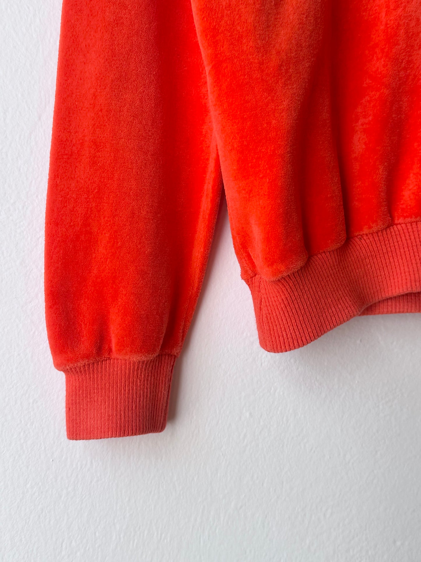 80s pierre cardin orange velours made in France