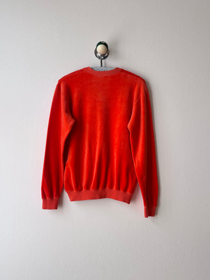 80s pierre cardin orange velours made in France