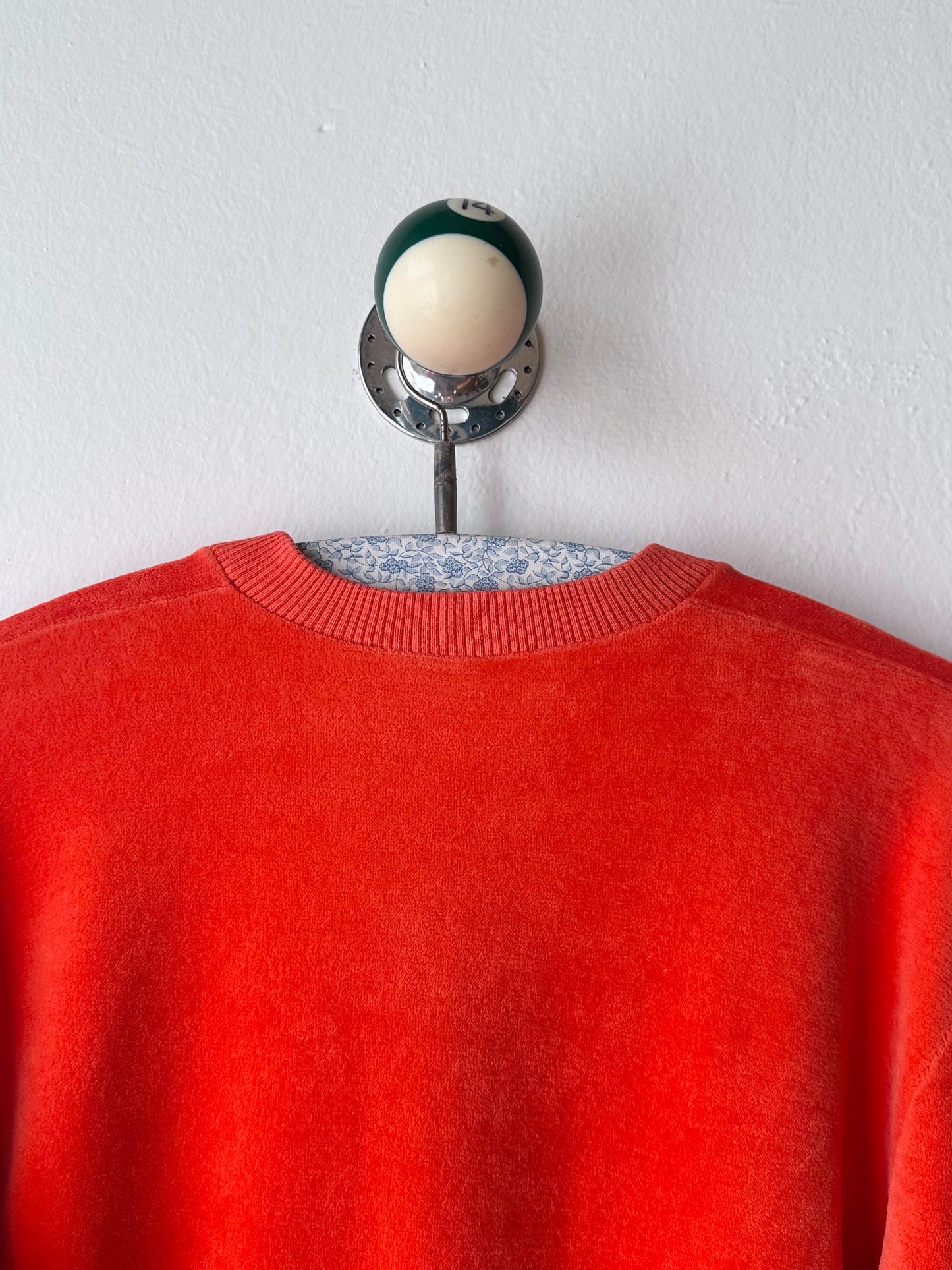 80s pierre cardin orange velours made in France