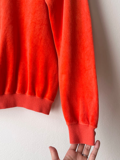 80s pierre cardin orange velours made in France