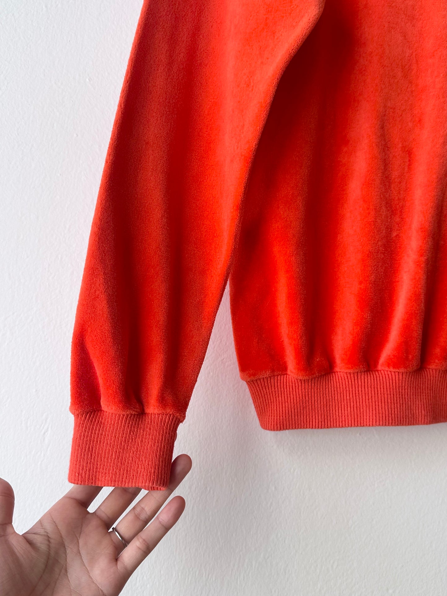 80s pierre cardin orange velours made in France