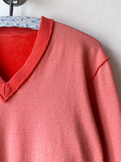 80s pierre cardin orange velours made in France