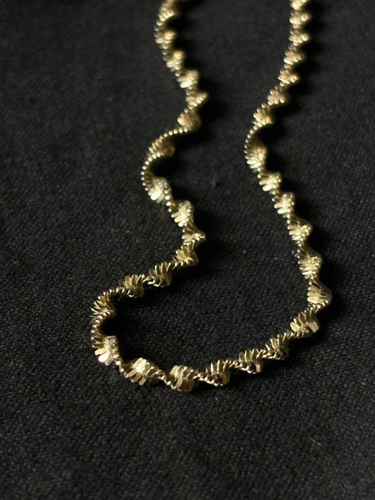 Italy gold plated silver 925 bracelet - spiral