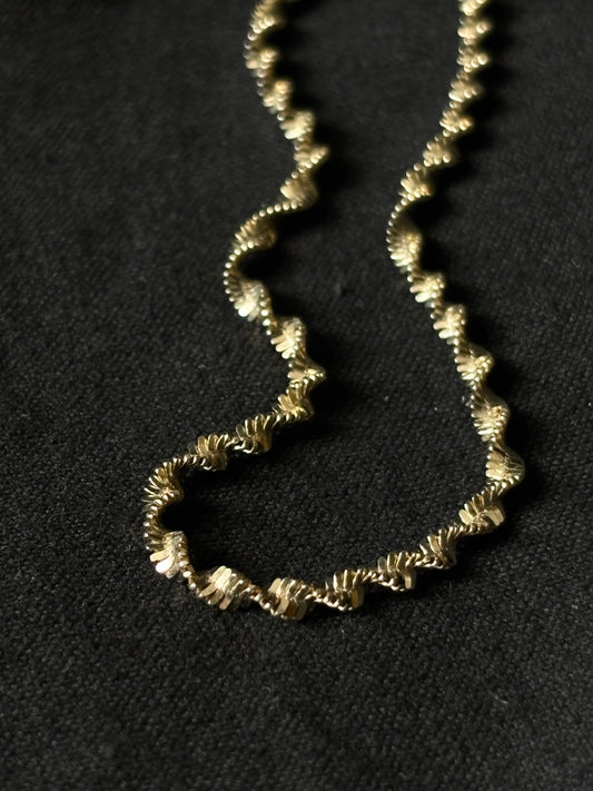 Italy gold plated silver 925 bracelet - spiral