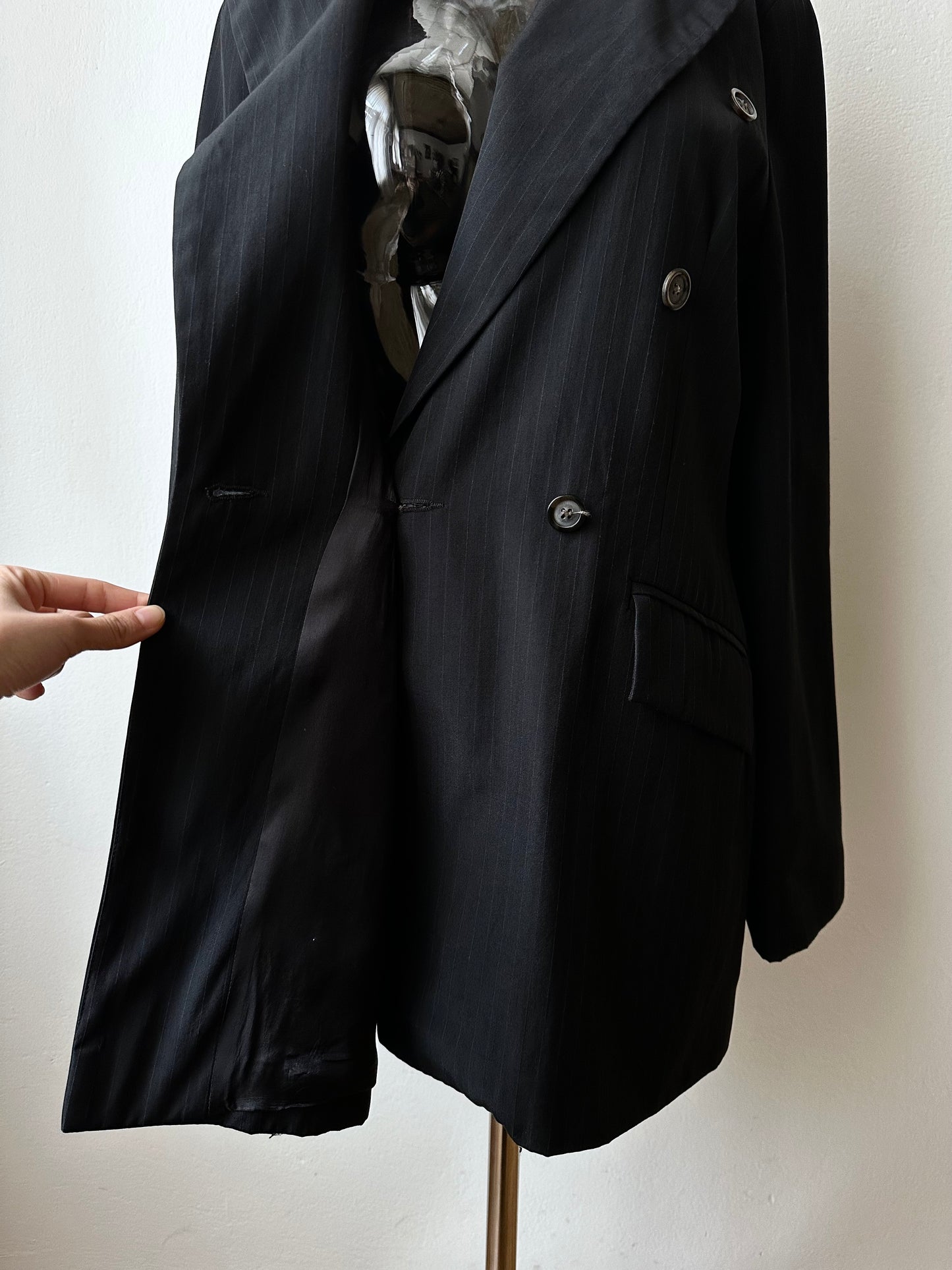 Italy black tailored jacket