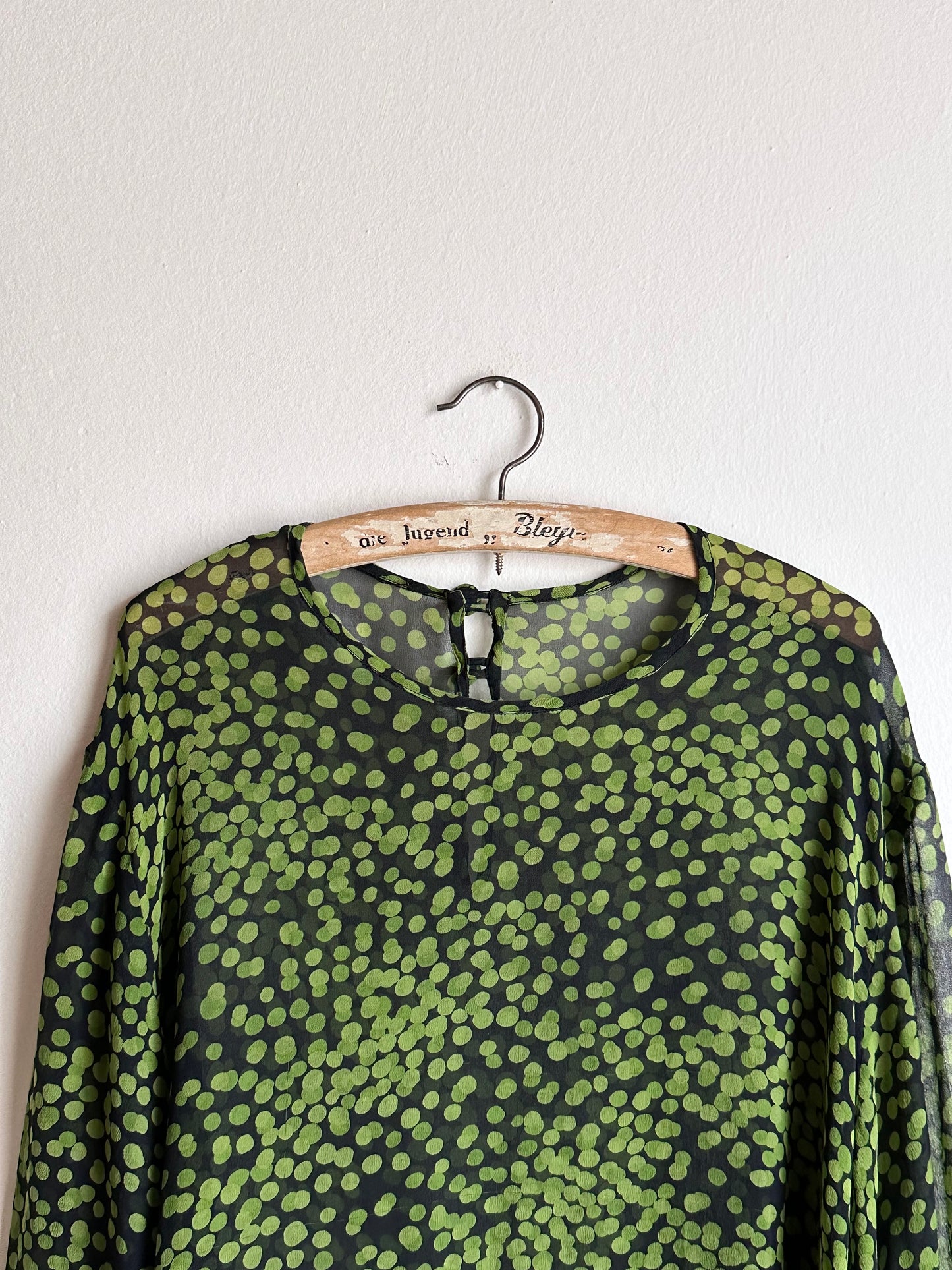 90s Switzerland silk top