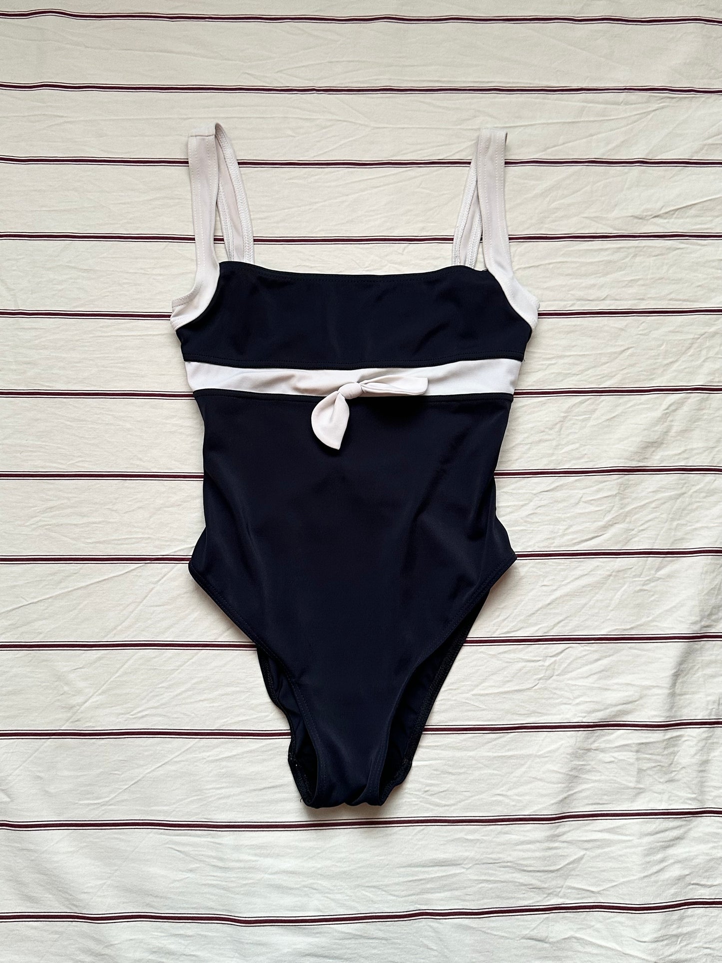 French black ribbon swimwear S-M