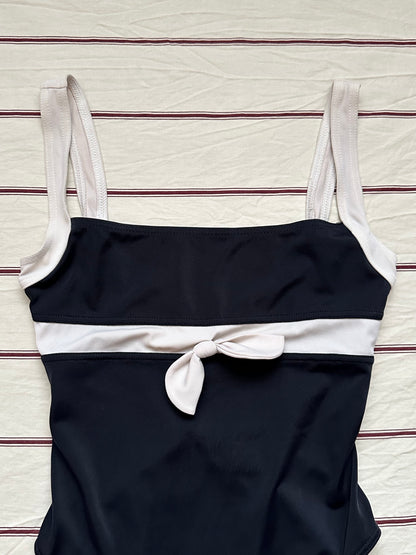 French black ribbon swimwear S-M