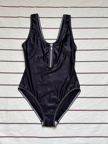 French zip-up swimwear S-M