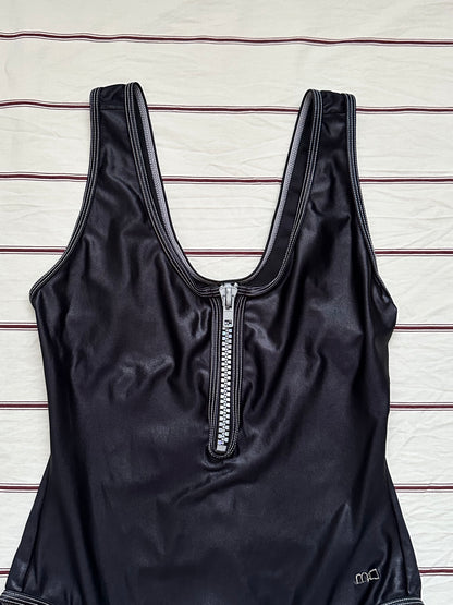 French zip-up swimwear S-M