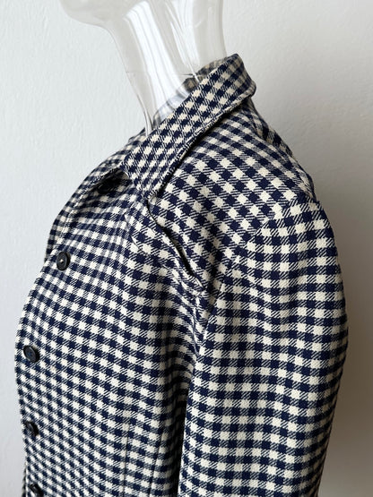vintage gingham plaid jacket