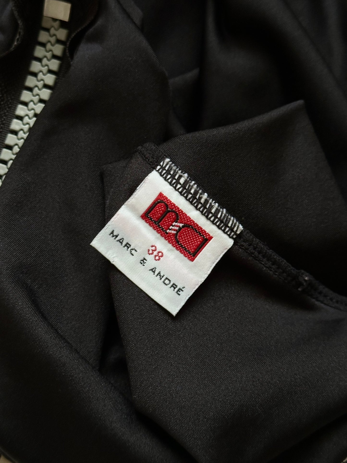 French zip-up swimwear S-M