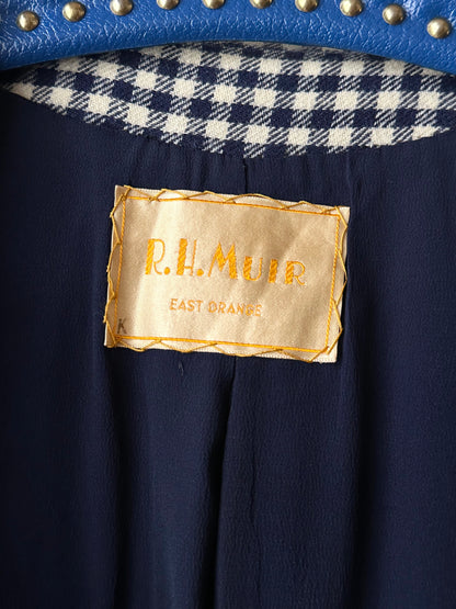 vintage gingham plaid jacket