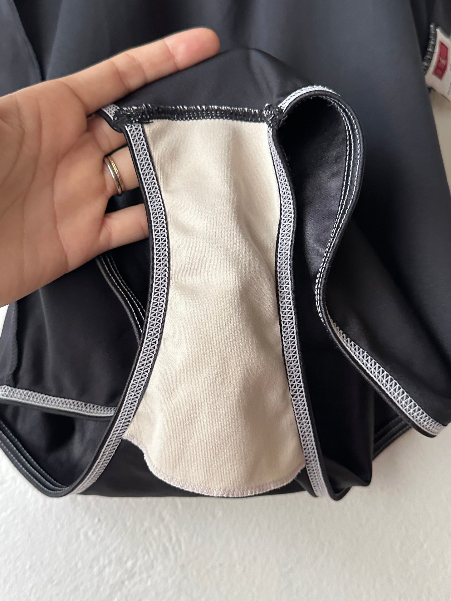 French zip-up swimwear S-M