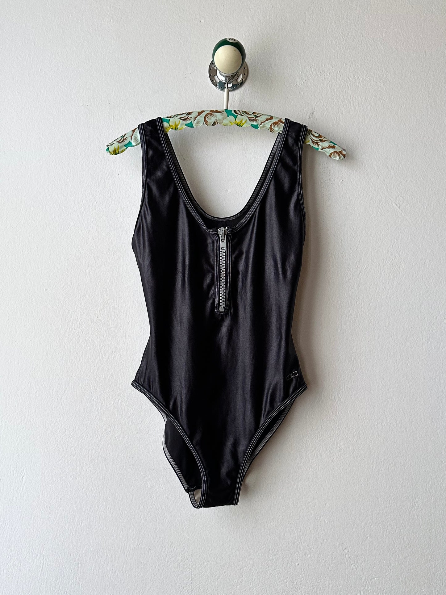 French zip-up swimwear S-M
