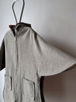 60's 70's Wool poncho リバーシブル ポンチョ vintage 