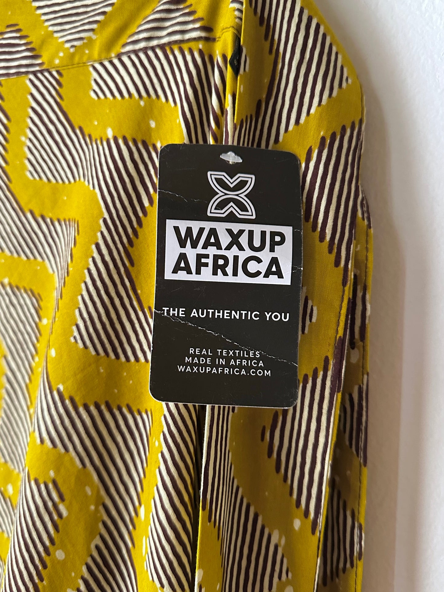 Deadstock african batik wrap skirt