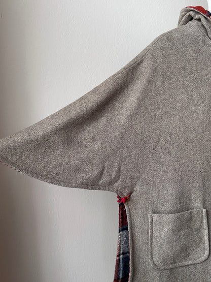 60's 70's Wool poncho リバーシブル ポンチョ vintage 