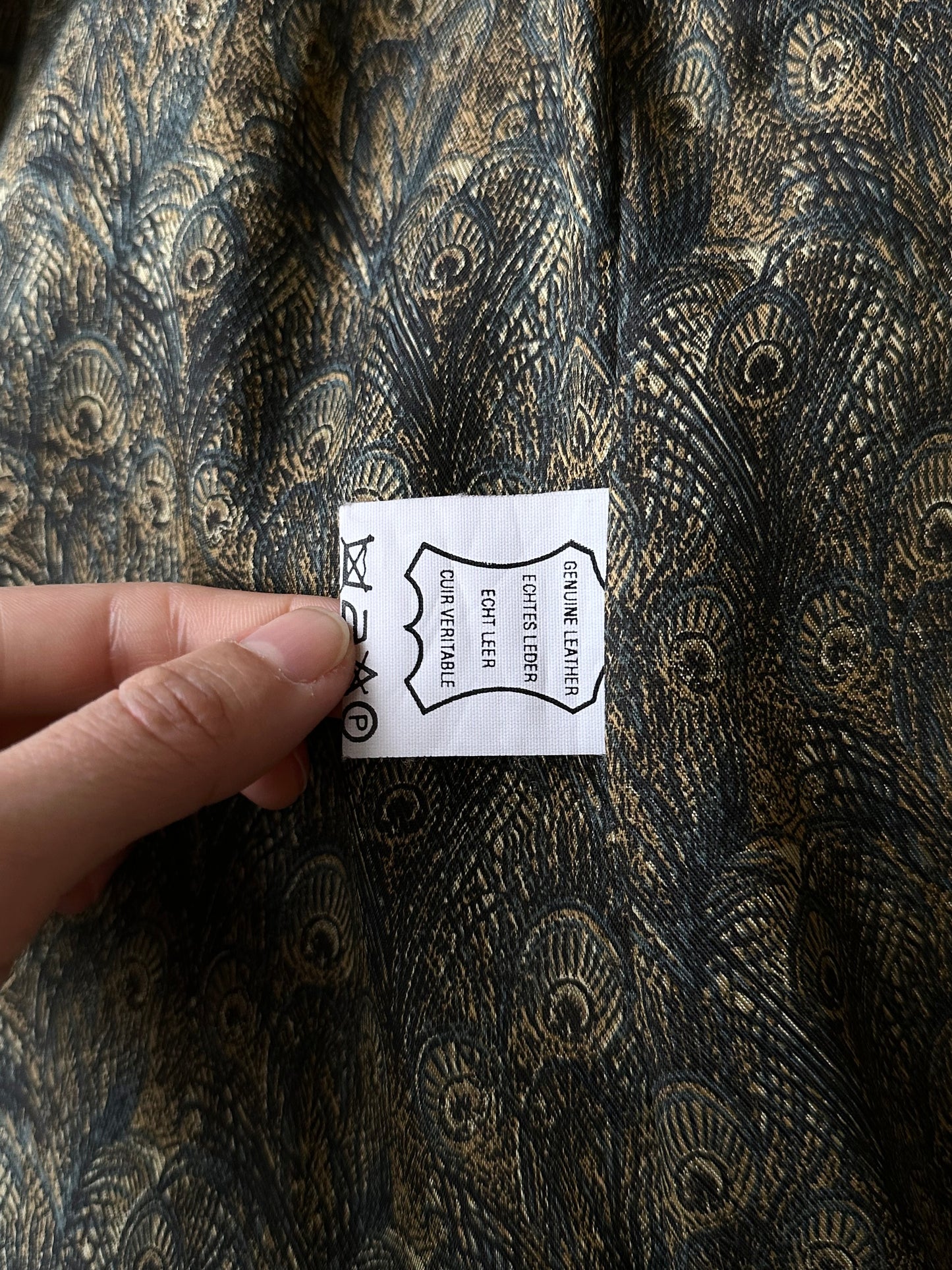 Tyrolean leather tailored jacket