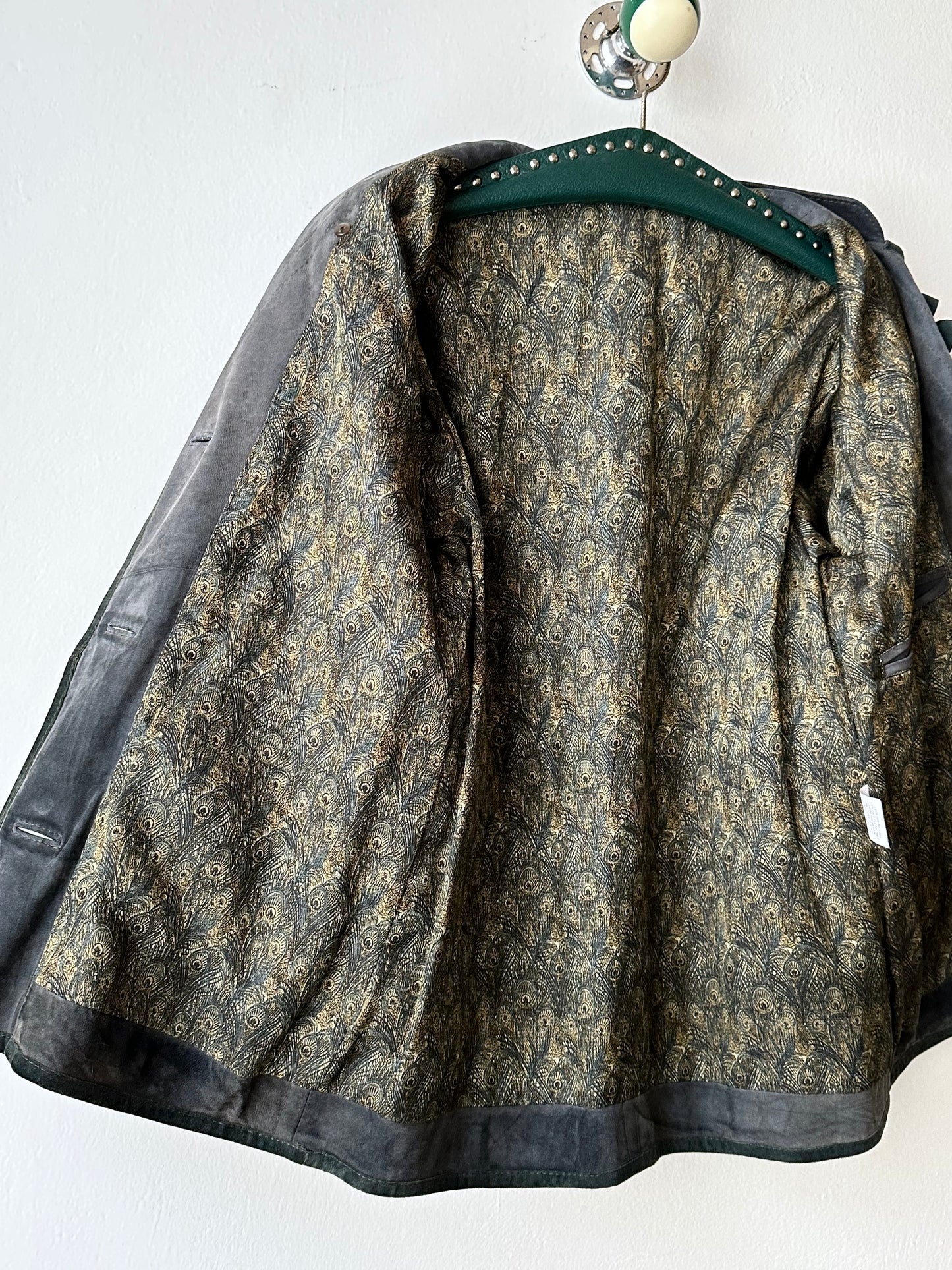 Tyrolean leather tailored jacket