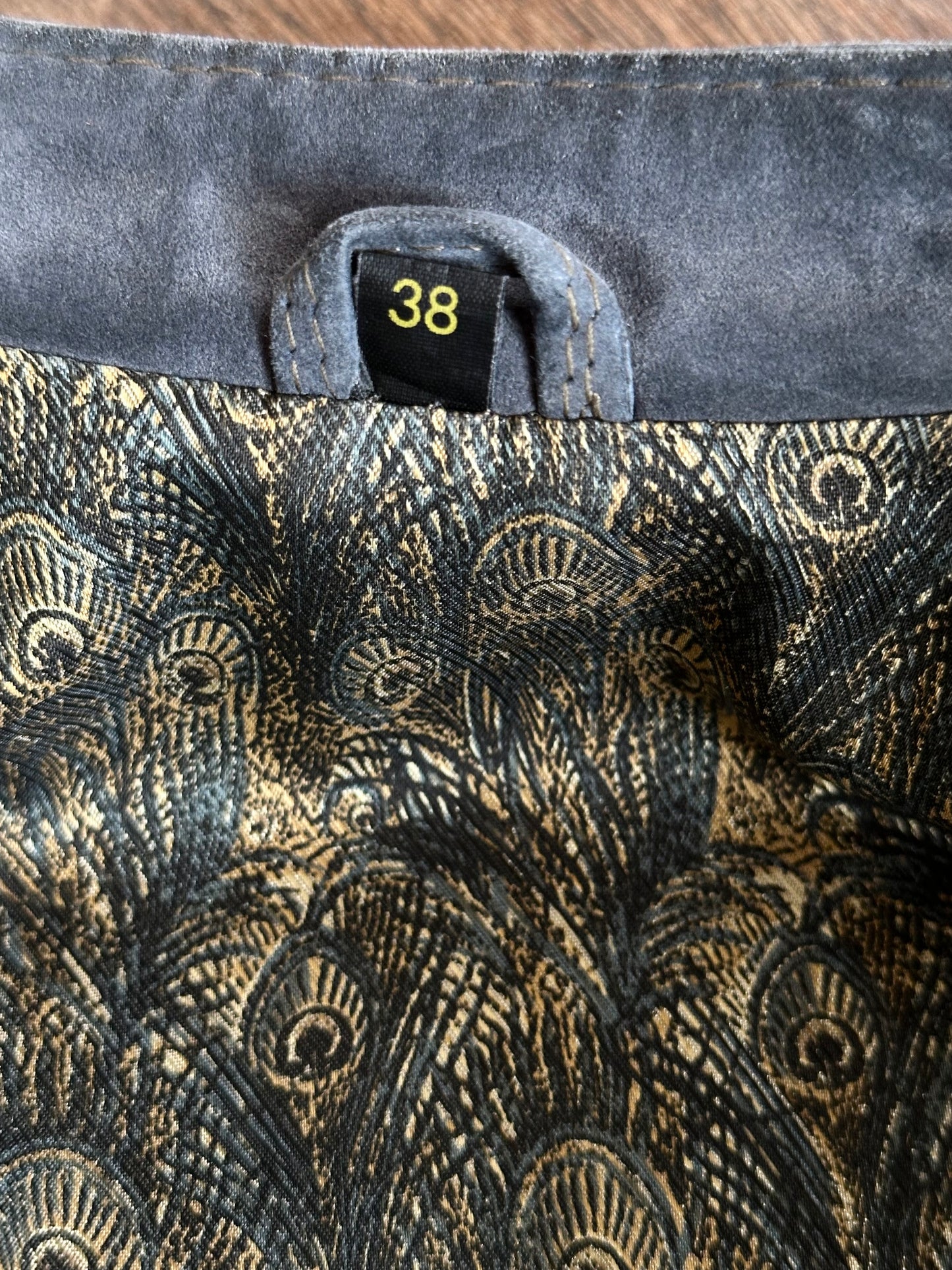 Tyrolean leather tailored jacket