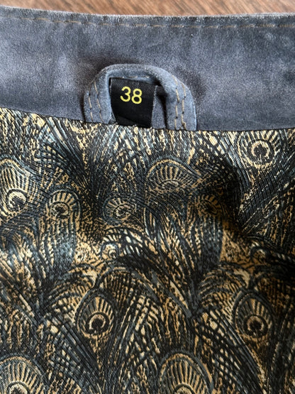 Tyrolean leather tailored jacket